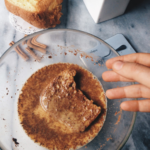 pandoro french toast recipe / ricetta