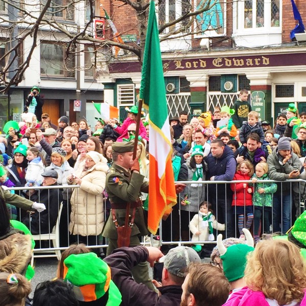 St Patrick's day in Dublin