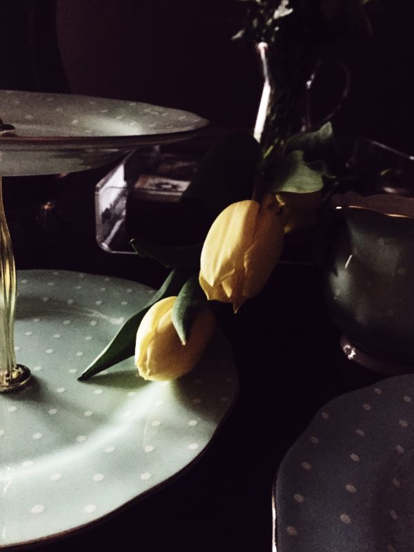 birthday gifts: polka dot fine china