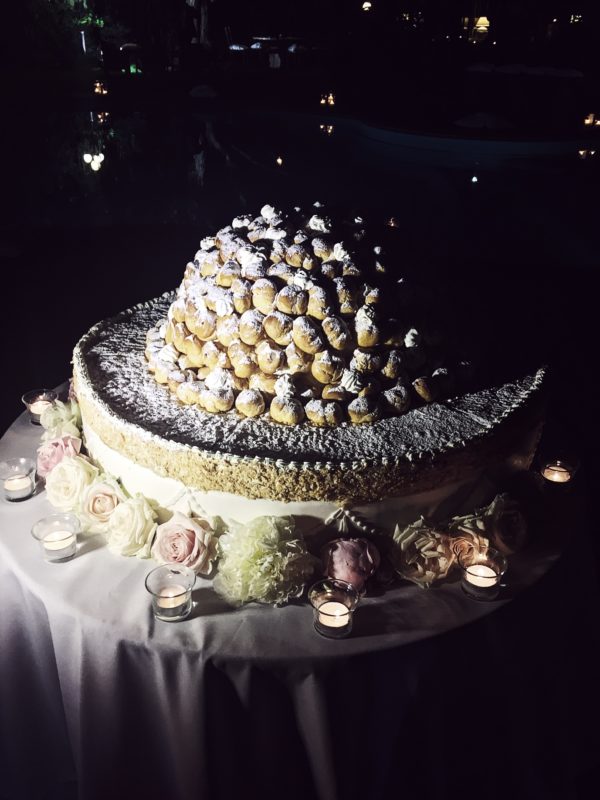 a wonderful, italian style, wedding cake