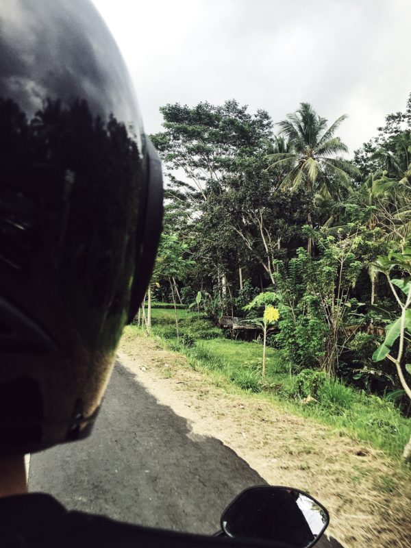 Bali with a motorbike
