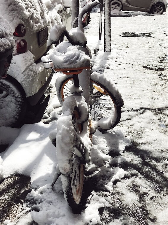 snowstorm in Rome street pics snowstorm in Rome street view #winterinrome