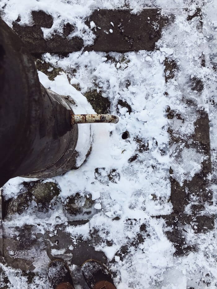 snowstorm in Rome iced fountain snowstorm in Rome iced fountains #winterinrome