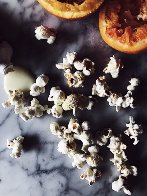 condensed milk and orange popcorn recipe