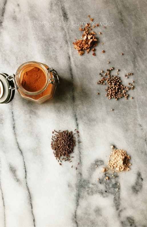 homemade curry powder by gourmet project