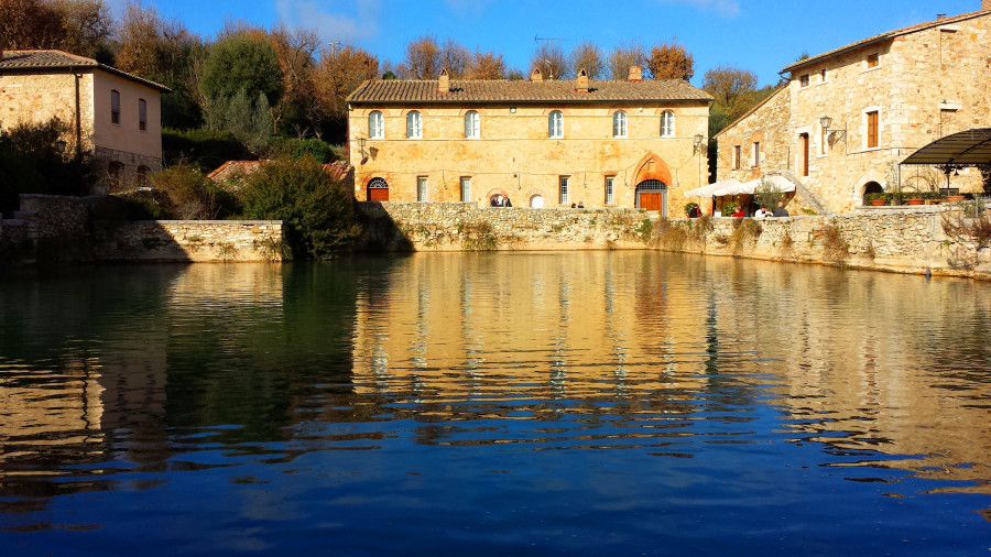 Bagno Vignoni pools