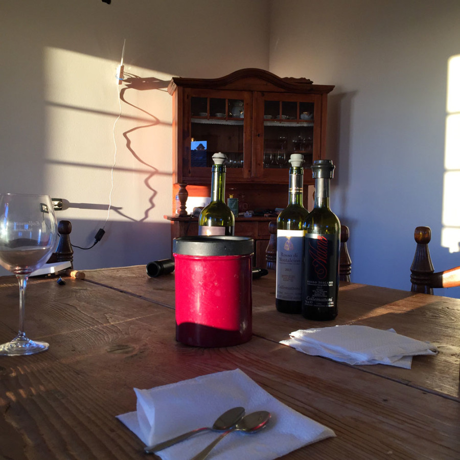 wine tasting in Montalcino