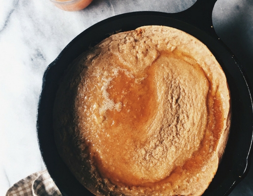 honey, cinnamon & countreau dutch baby recipe