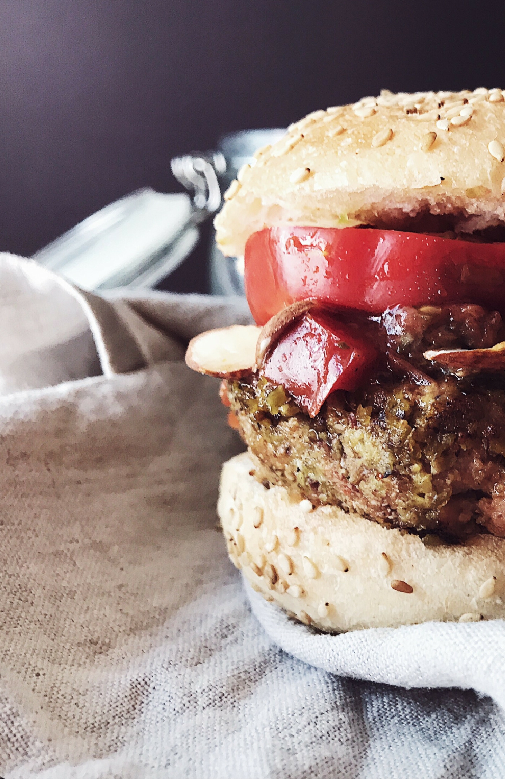 Unique burger recipes: a tuna burger recipe inspired to Sicilian food & produce. Get this and more gourmet Italian recipes on Gourmet Project.