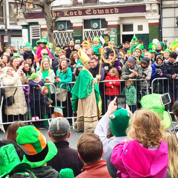 St Patrick's day in Dublin