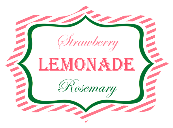 @gourmetproject picnic rosemary strawberry lemonade