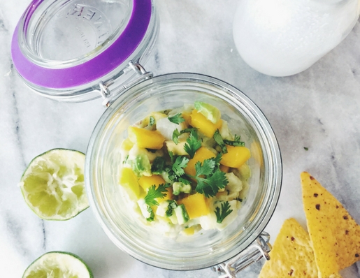 a coconut mango ceviche recipe