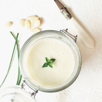 white gazpacho - ajo blanco recipe for diner en blanc by gourmet project