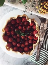 cherry tomatoes galette recipe #gourmetproject