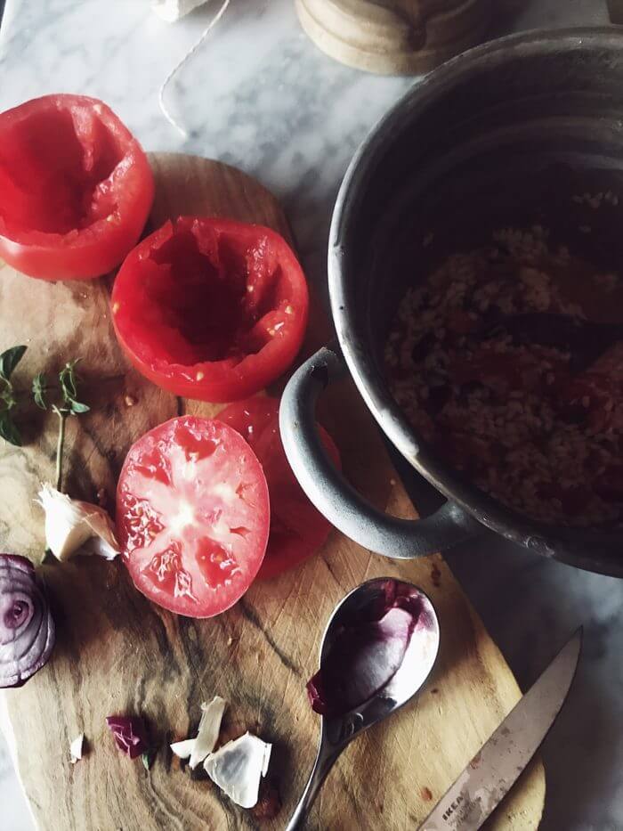 stuffed tomatoes Italian recipe