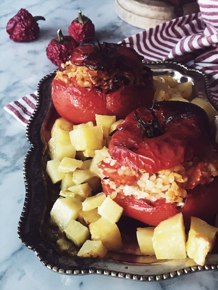 stuffed tomatoes with rice