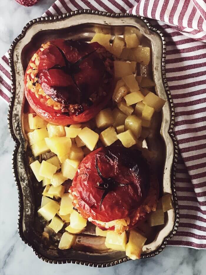stuffed tomatoes recipe #gourmetproject #italianrecipes stuffed tomatoes recipe