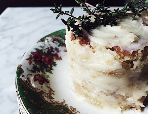 Italian almond flour cakes: white chocolate torta caprese