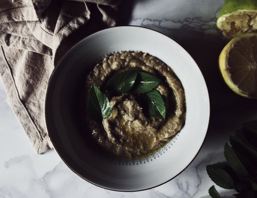a basil baba ghanoush recipe