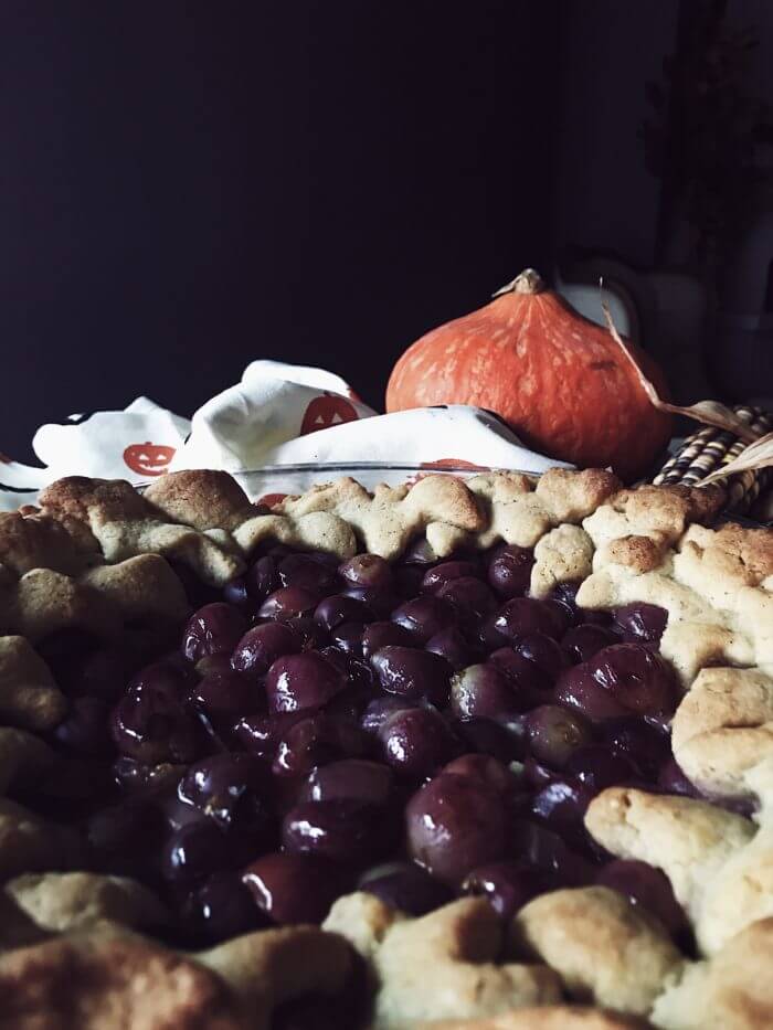grape crostata grape crostata for Halloween