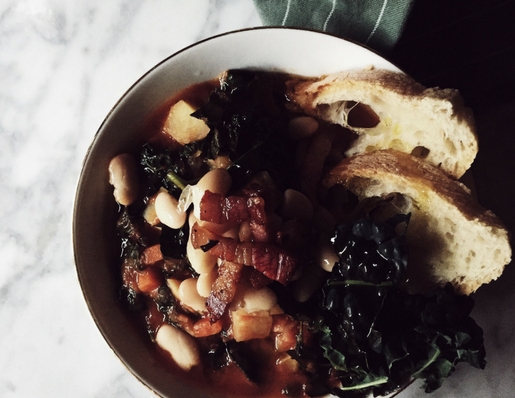 Tuscan white bean and kale soup recipe