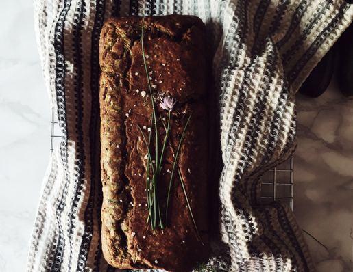 An Italian savory zucchini bread recipe