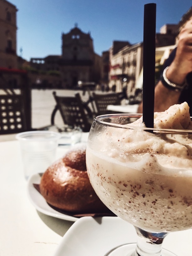 Granita and brioche in Sicily