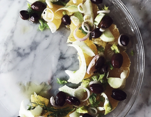 Sicilian fennel and orange salad recipe