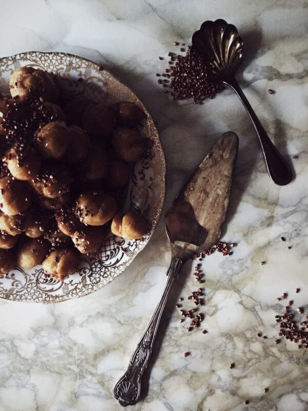 struffoli recipe from Italy #gourmetproject christmasrecipes #italianrecipes struffoli recipe from Italy