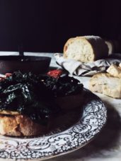 kale bruschetta authentic Tuscan recipe #gourmetproject #bruschetta #italianrecipe