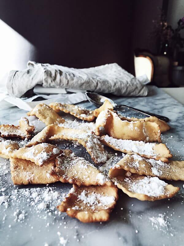 Chiacchiere recipe from Italy 