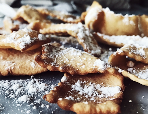 Italian Chiacchiere recipe for Carnevale