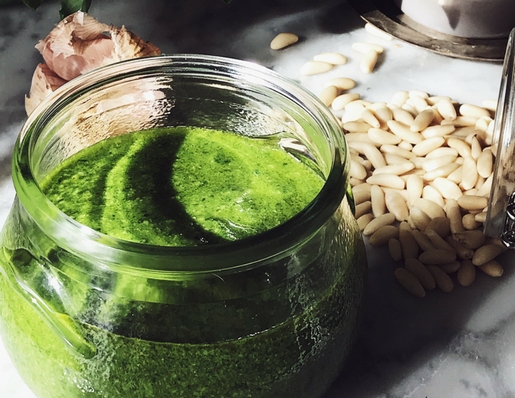 authentic Italian basil pesto recipe from Genova