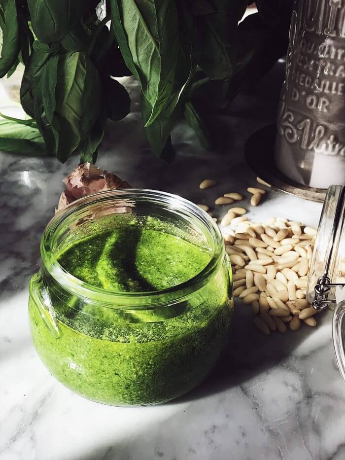 authentic Italian basil pesto recipe