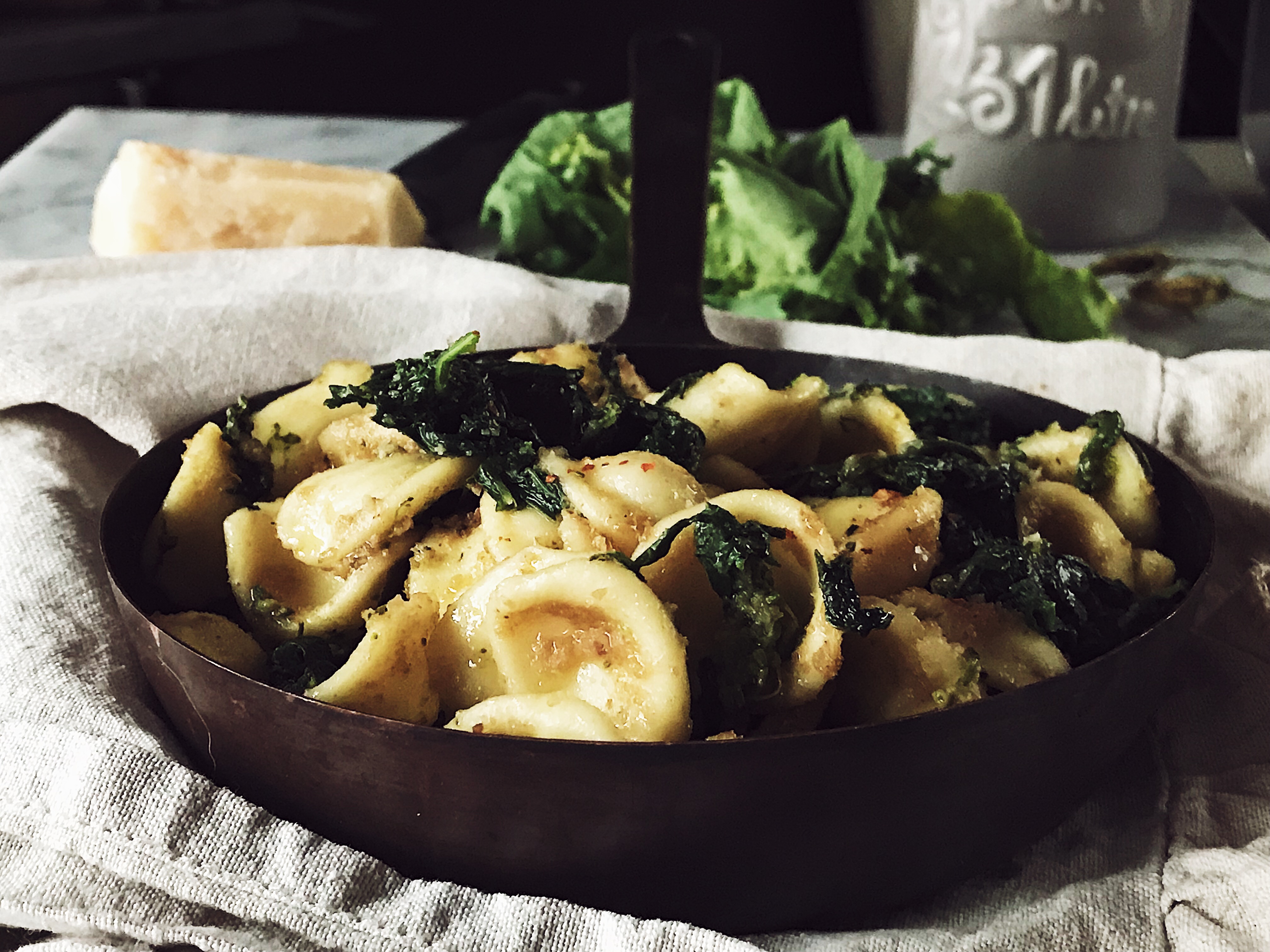 orecchiette with broccoli rabe