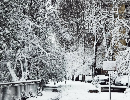 snowstorm in rome