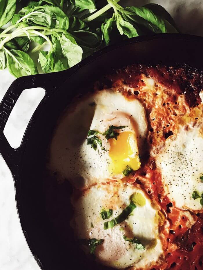 Eggs in purgatory recipe from Italy