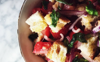 panzanella salad recipe from Tuscany