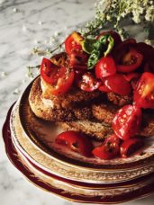 Authentic Italian bruschetta al pomodoro recipe #gourmetproject #italy