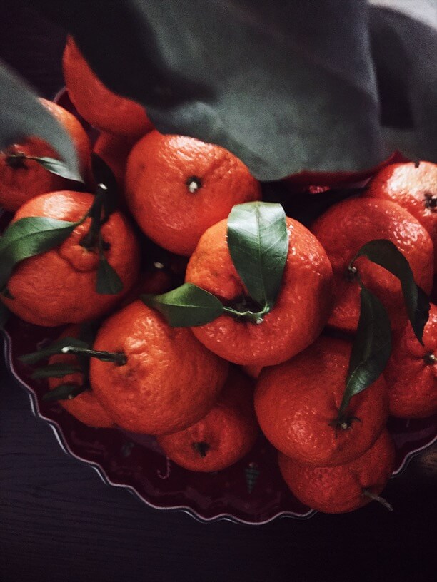 New Year Eve tangerines