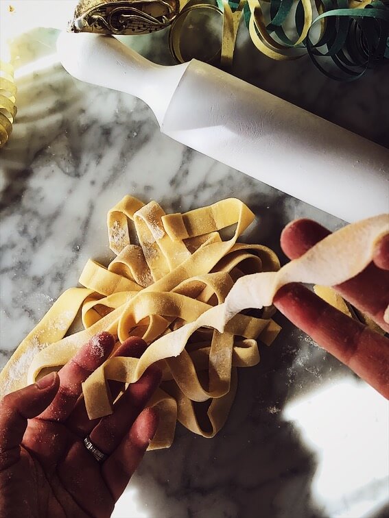 homemade Christmas gifts: tagliatelle