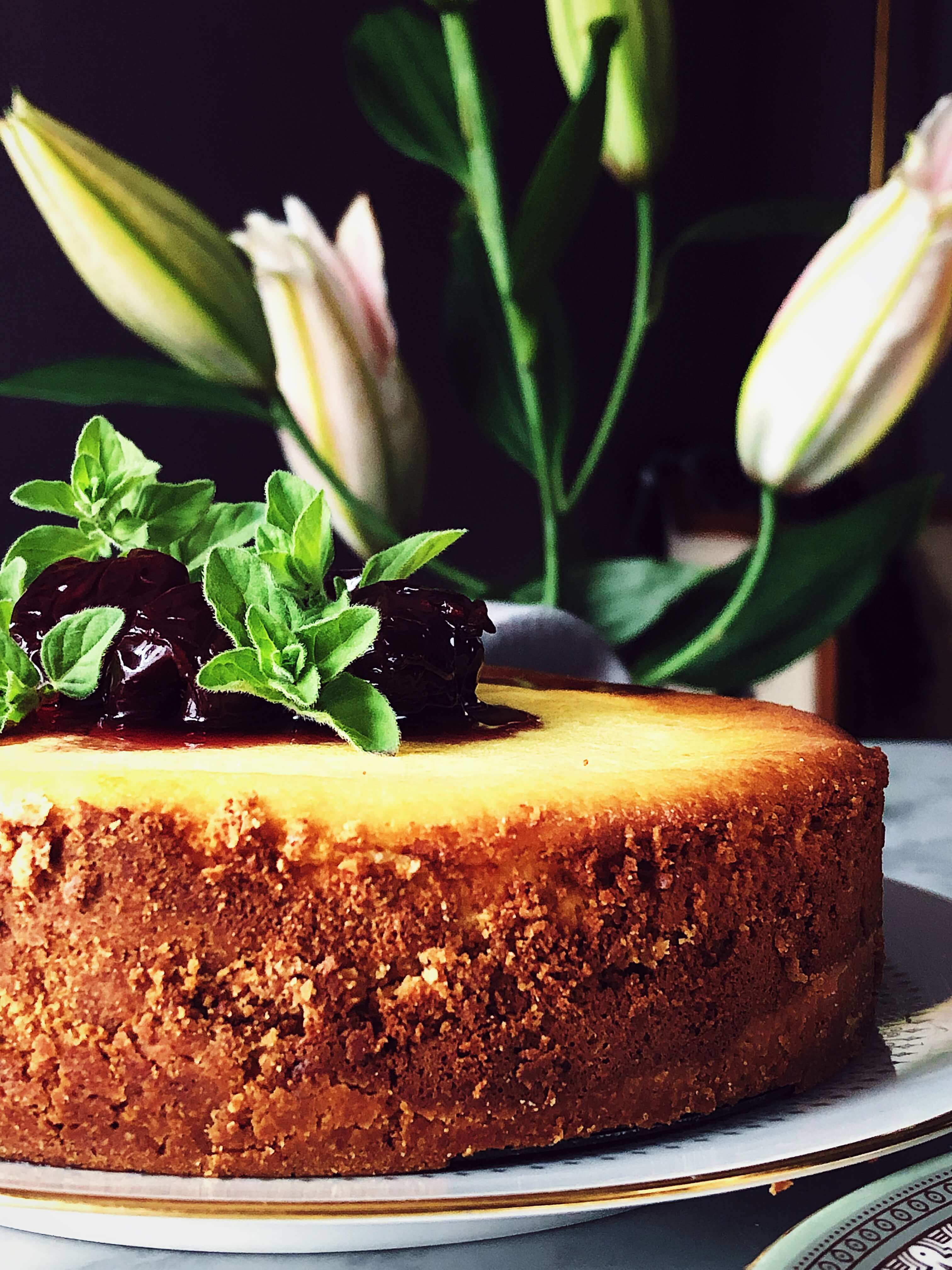 lemon ricotta cheesecake recipe #gourmetproject