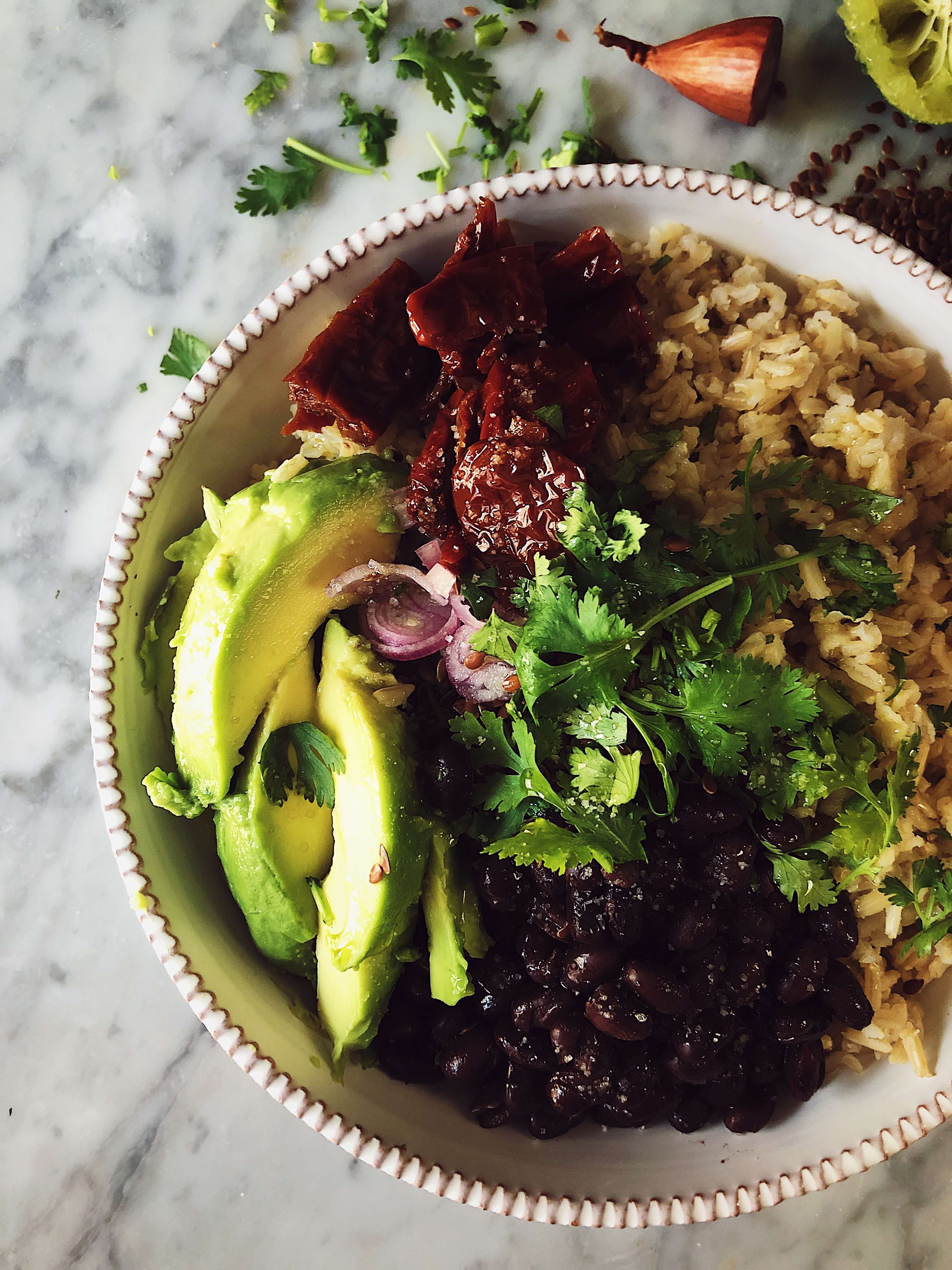 buddha bowl recipe with avocado