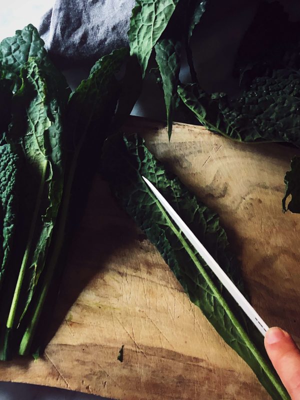 how to clean kale