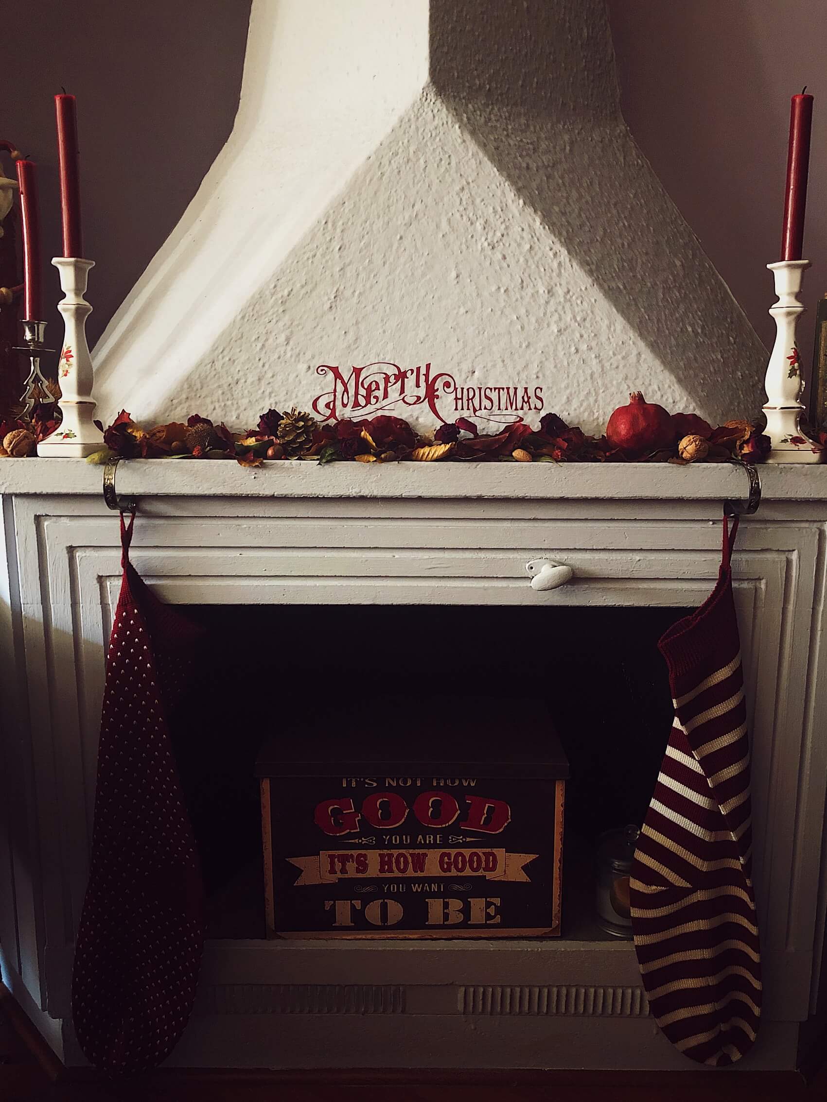 Christmas in Italy my Christmas fireplace