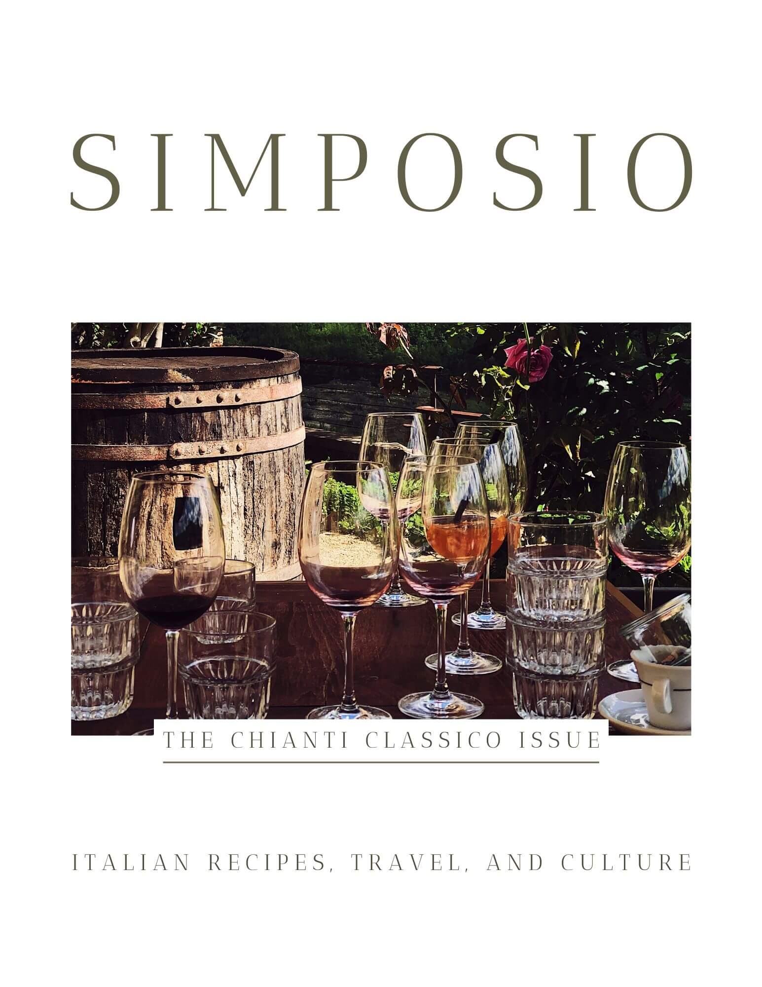 cover of the Chianti cookbook from the Italian series of Simposio