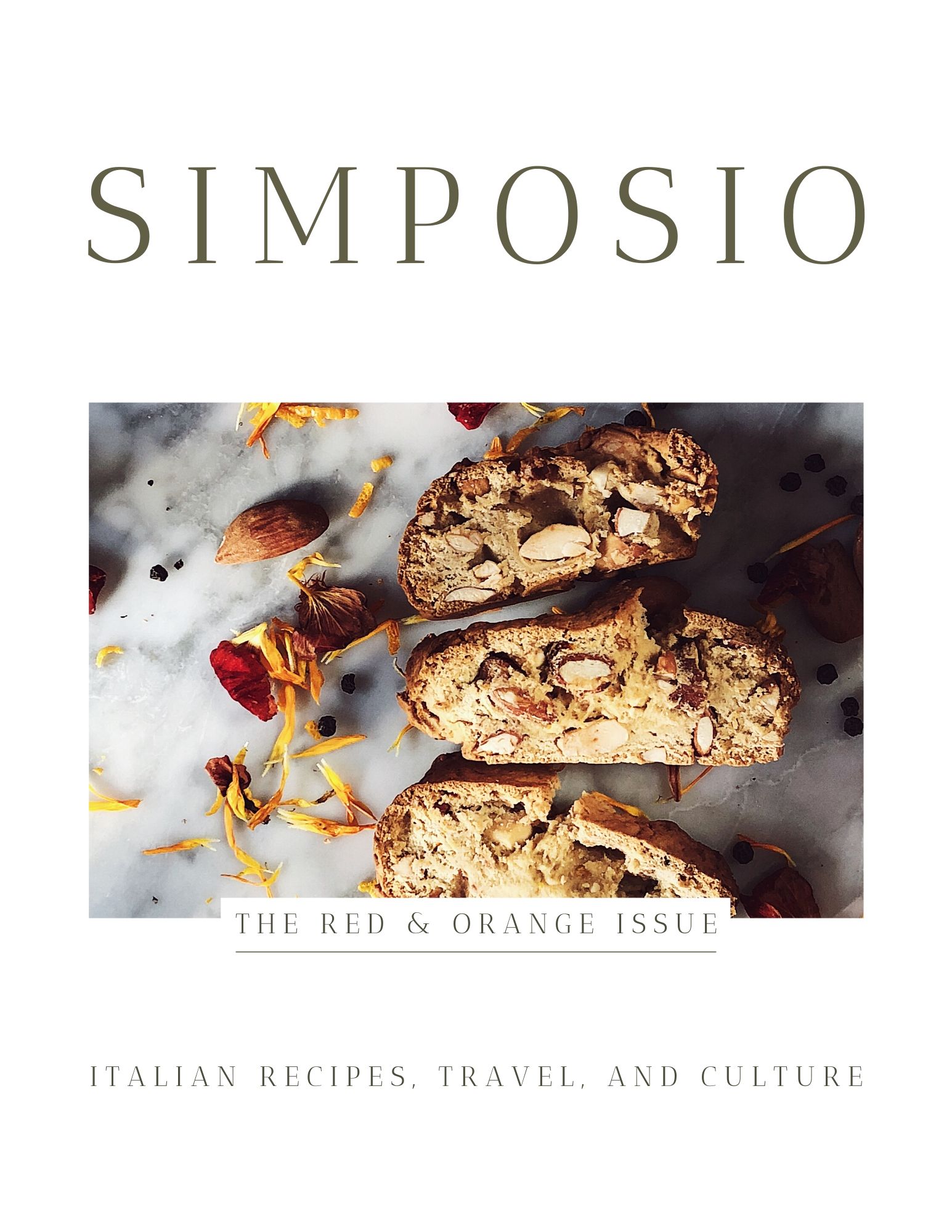 cover of the Christmas cookbook from the Italian series of Simposio