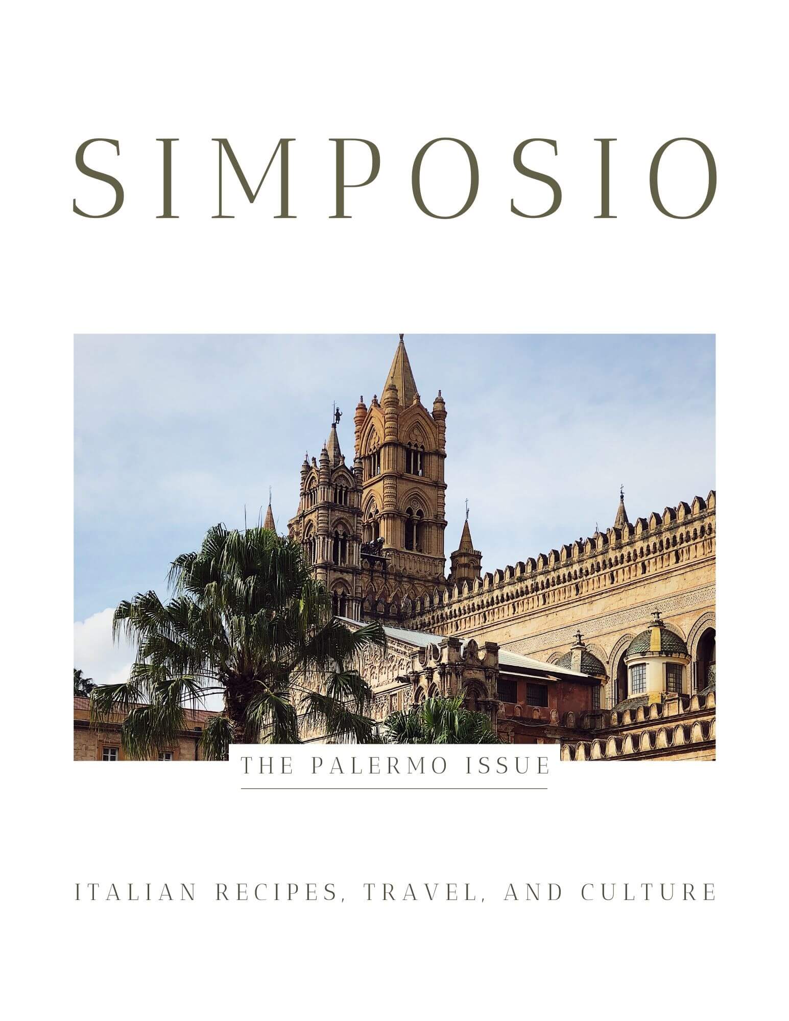 cover of the Palermo cookbook from the Italian series of Simposio