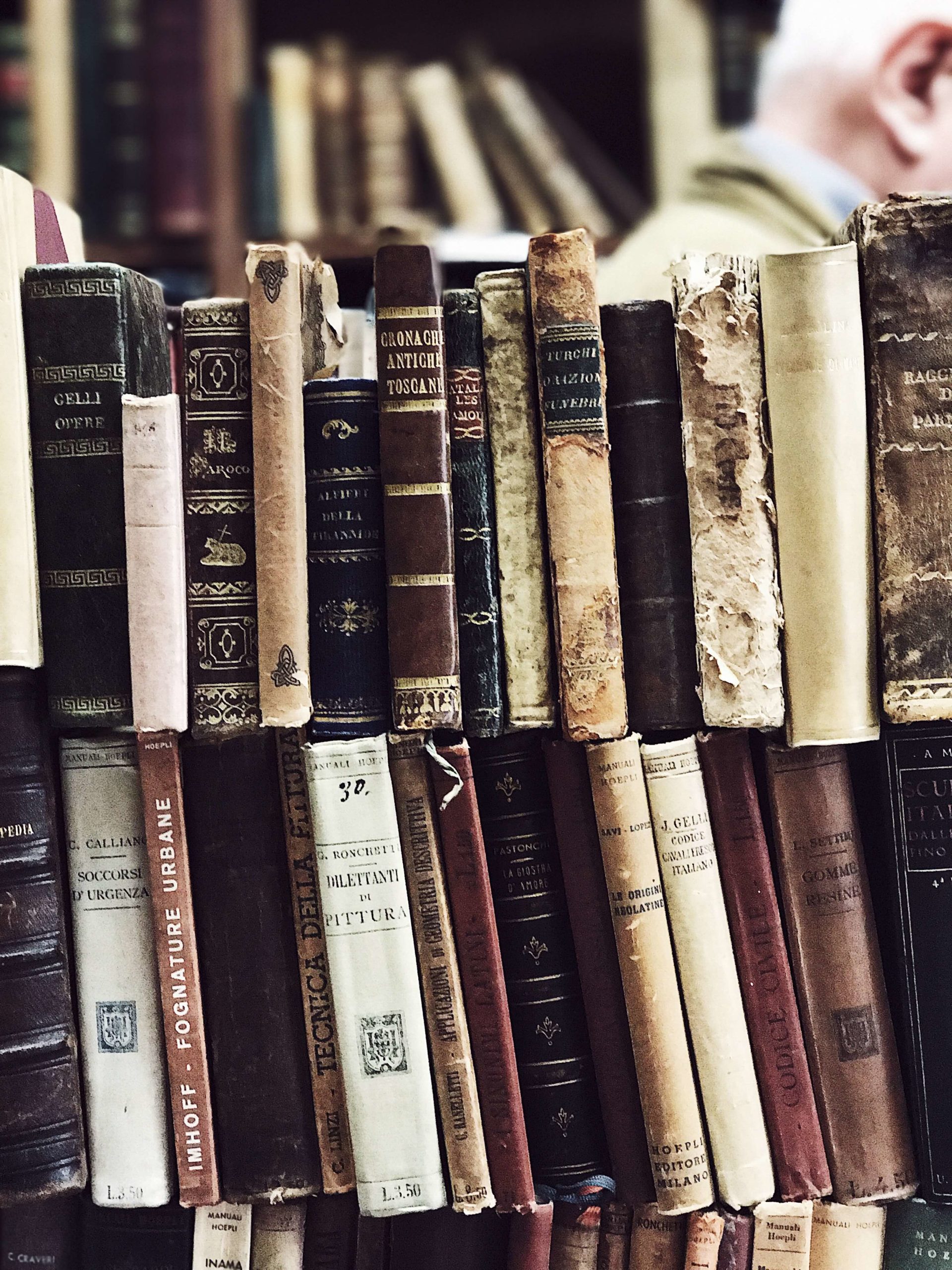 Rome in pictures: bookstore