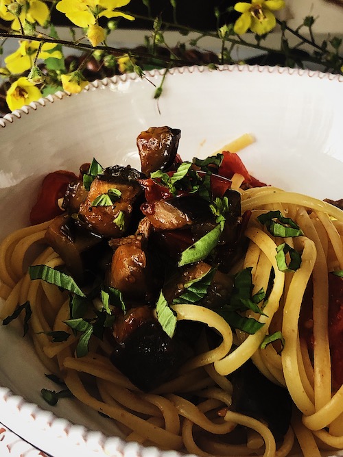 Italian eggplant pasta sauce recipe